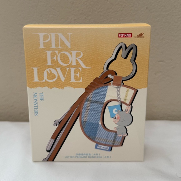 THE MONSTERS Pin for Love Series- Letter Pendant (A-M) CONFIRMED - Picture 1 of 5